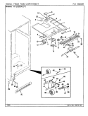 FRESH FOOD COMPARTMENT Diagram and Parts List for RTD2300AAL CH93B Maytag Refrigerator