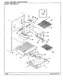 FREEZER COMPARTMENT Diagram and Parts List for RTD2300AAL CH93B Maytag Refrigerator