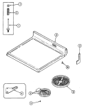 Part Location Diagram of WA906B Whirlpool Appliance Scraper