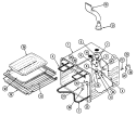 Part Location Diagram of 702745 Whirlpool Spacer