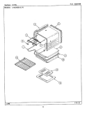 OVEN Diagram and Parts List for CNE2000ACL  Maytag Range
