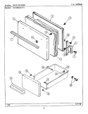 DOOR / DRAWER Diagram and Parts List for CNE2000ACL  Maytag Range