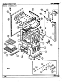 BODY / OVEN Diagram and Parts List for CRG8200AAL  Maytag Range
