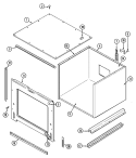 Part Location Diagram of 04100557 Whirlpool PANEL, SIDE (LH)
