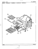 OVEN Diagram and Parts List for CRE9800ACB  Maytag Range