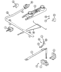 GAS CONTROLS (CRP5300AXx) Diagram and Parts List for CRP5300AXL  Maytag Range