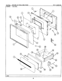 Part Location Diagram of 2416F030-74 Whirlpool PANEL, DRAWER ALM