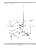 GAS CONTROLS - OVEN (xCRG760A xCRG860A) Diagram and Parts List for LCRG760A  Maytag Range