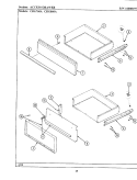 DRAWER (xCRG760A xCRG860A) Diagram and Parts List for LCRG760A  Maytag Range
