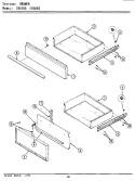 Part Location Diagram of 2416F031-71 Whirlpool PANEL, DRAWER WHITE