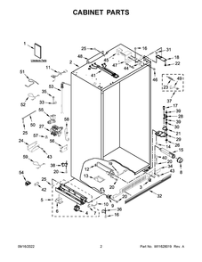 Part Location Diagram of W11439643 Whirlpool SHIELD