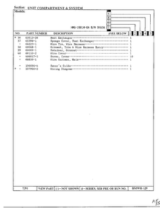 Unit Compartment And System Page 3 Diagram and Parts List for 19814-0A  Admiral Refrigerator