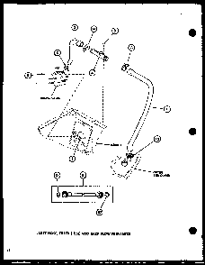 Section 1 Diagram and Parts List for LWD773 P7804717W W Amana Washer
