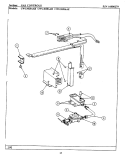 GAS CONTROLS Diagram and Parts List for CWG3020AAB  Maytag Wall Oven