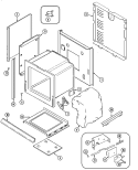 BODY Diagram and Parts List for CWE9000DDE  Maytag Wall Oven