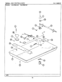 GAS CONTROLS / BODY Diagram and Parts List for CSG7000AAE  Maytag Cooktop