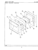 Part Location Diagram of 7706P247-60 Maytag FRAME, DOOR Lower