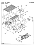 TOP ASSEMBLY Diagram and Parts List for CDE8520ACB  Maytag Range