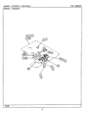 INTERNAL CONTROLS Diagram and Parts List for CDE8520ACB  Maytag Range