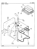 OVEN Diagram and Parts List for CDE8520ACB  Maytag Range