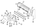 Part Location Diagram of 7703P368-60 Whirlpool *NLA*PANEL CONTROL