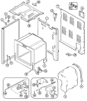 Part Location Diagram of 74001598 Whirlpool USE WPL 3604F219-80