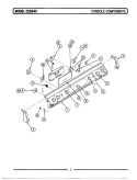CONTROL PANEL Diagram and Parts List for CUE840  Maytag Range