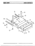 Part Location Diagram of Y703962 Whirlpool GUIDE, DRAWER