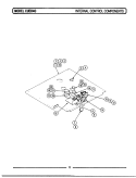 INTERNAL CONTROLS Diagram and Parts List for CUE840  Maytag Range