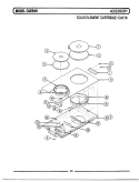 SOLID ELEMENT CARTRIDGE (CAE16) Diagram and Parts List for CUE840  Maytag Range