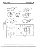 Part Location Diagram of A406 Whirlpool Wall Vent Cap Kit - 6 Inch duct