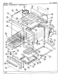 BODY Diagram and Parts List for CNG2010AAW  Maytag Range