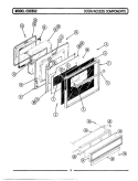 Part Location Diagram of 703862 Whirlpool NLAFSPACER, DOOR CWE1000
