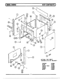 Part Location Diagram of 704302 Whirlpool PANEL, INNER (LT)