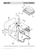 Part Location Diagram of 712599 Whirlpool OVEN ASSEMBLY.
