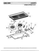 CERAMIC CARTRIDGE (CAE15) Diagram and Parts List for CDE852  Maytag Range