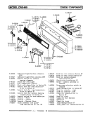 CONTROL PANEL Diagram and Parts List for CRE400  Maytag Range