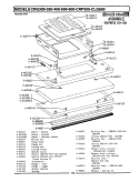 BROILER DRAWER Diagram and Parts List for GCRG600  Maytag Range