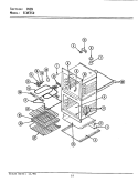 OVEN (ECWE550) Diagram and Parts List for ECWE550  Maytag Wall Oven
