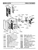 CONTROL PANEL Diagram and Parts List for CLE700  Maytag Microwave Oven Combo