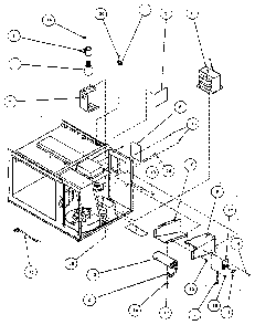 Transformer Diagram and Parts List for RBG6358P  Amana Microwave