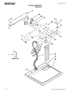 Part Location Diagram of W10346860 Whirlpool WIRING DIAGRAM