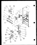 CONTROLS AND LAMPS Diagram and Parts List for BZ20QE P1125507W E Amana Refrigerator