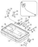 Part Location Diagram of 3801F192-45 Whirlpool BRACKET