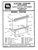 BODY Diagram and Parts List for CCE700  Maytag Wall Oven
