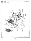 OVEN Diagram and Parts List for CRG505  Maytag Range