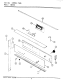 CONTROL PANEL (ECWE900) Diagram and Parts List for ECWE900  Maytag Range