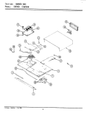 BURNER BOX Diagram and Parts List for ECWE900  Maytag Range