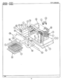 OVEN Diagram and Parts List for CFE801  Maytag Range