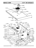 CAVITY & COMPONENTS Diagram and Parts List for GCLG600  Maytag Microwave Oven Combo